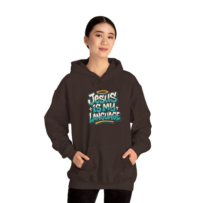 Jesus Is My Language Hoodie — Faith Graphic Pullover