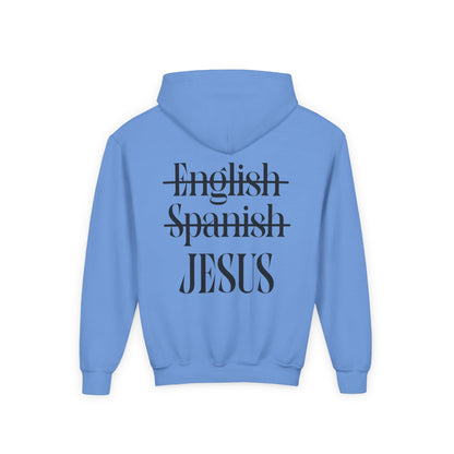 Jesus Is My Language Hoodie — Youth Christian Faith Hoodie