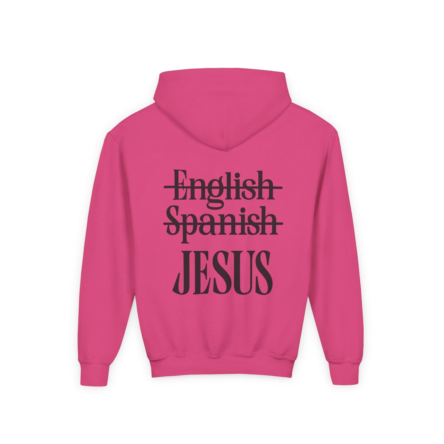 Jesus Is My Language Youth Hoodie — Christian Faith Sweatshirt (Matthew 13:13)